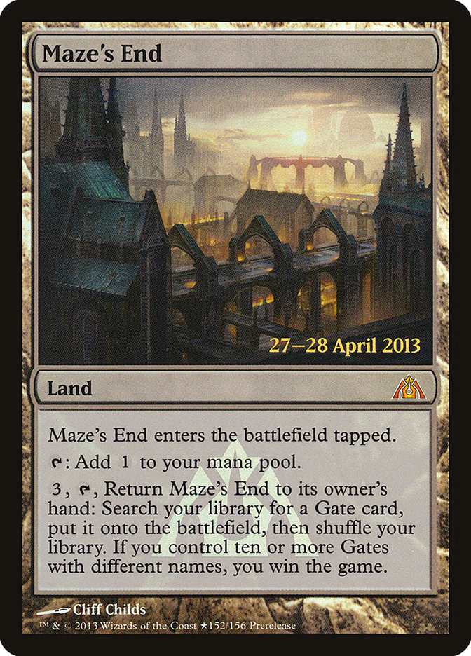 Maze's End  (Prerelease) [Dragon's Maze Prerelease Promos] | Webway Games