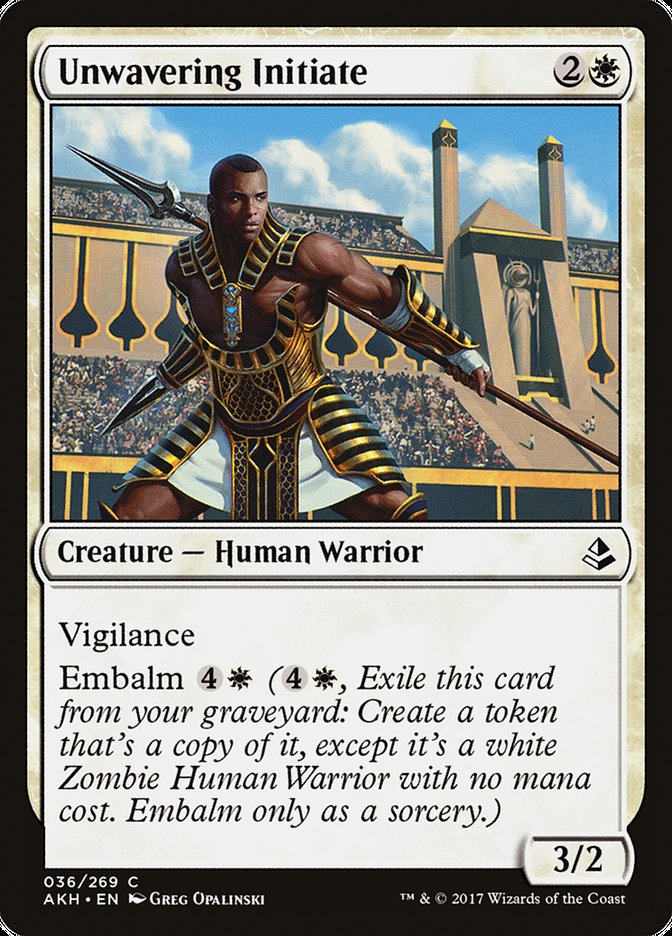 Unwavering Initiate [Amonkhet] | Webway Games