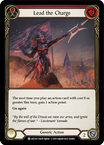 Lead the Charge (Red) [ARC209] Unlimited Rainbow Foil