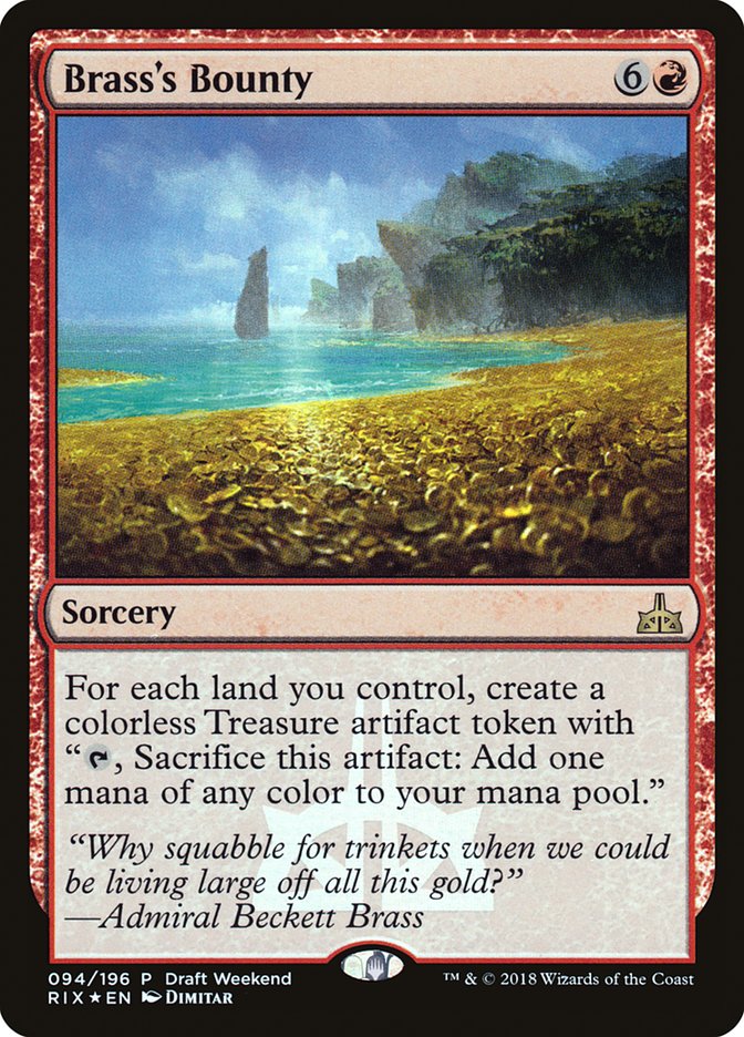 Brass's Bounty (Draft Weekend) [Rivals of Ixalan Promos] | Webway Games
