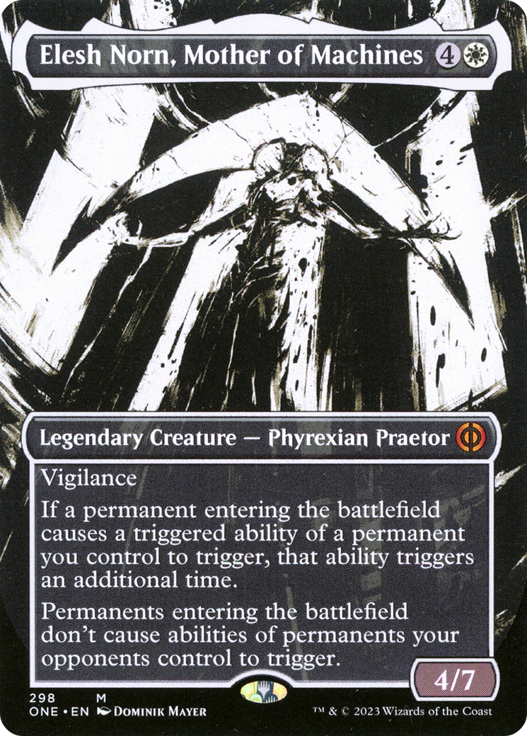 Elesh Norn, Mother of Machines (Borderless Ichor) [Phyrexia: All Will Be One] | Webway Games