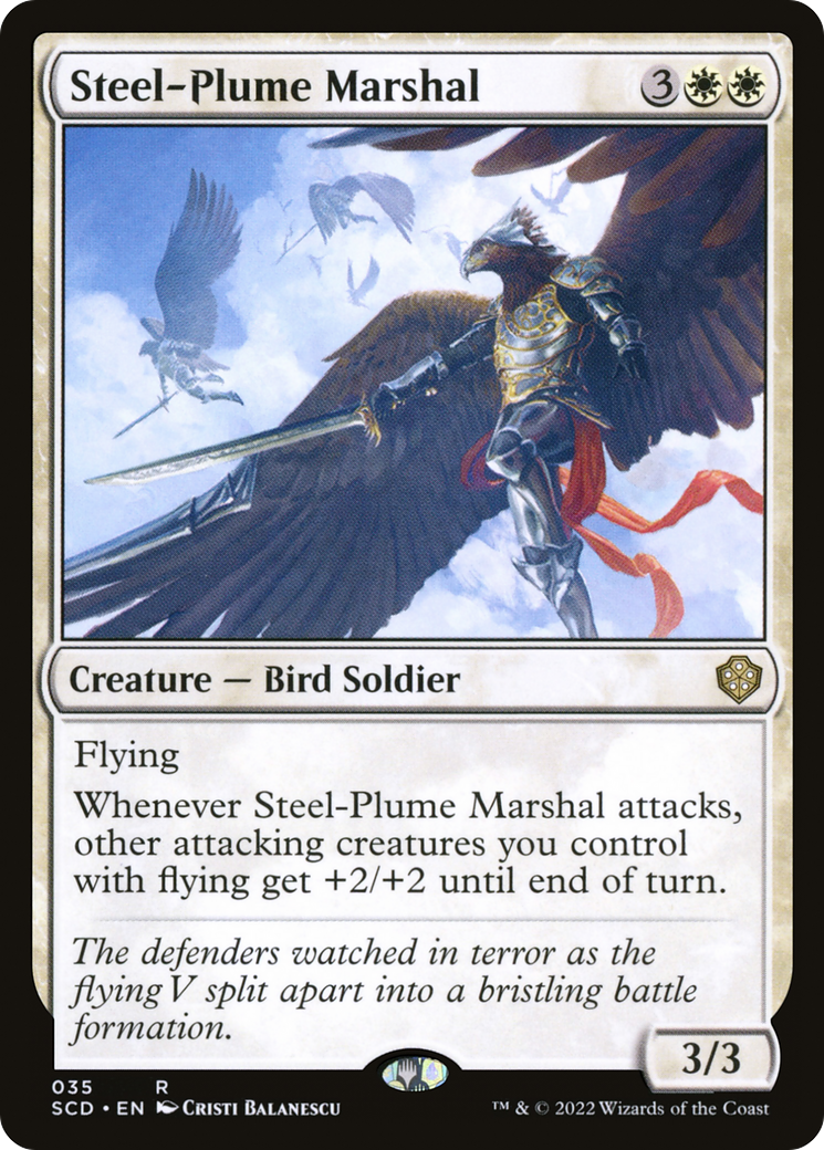 Steel-Plume Marshal [Starter Commander Decks] | Webway Games