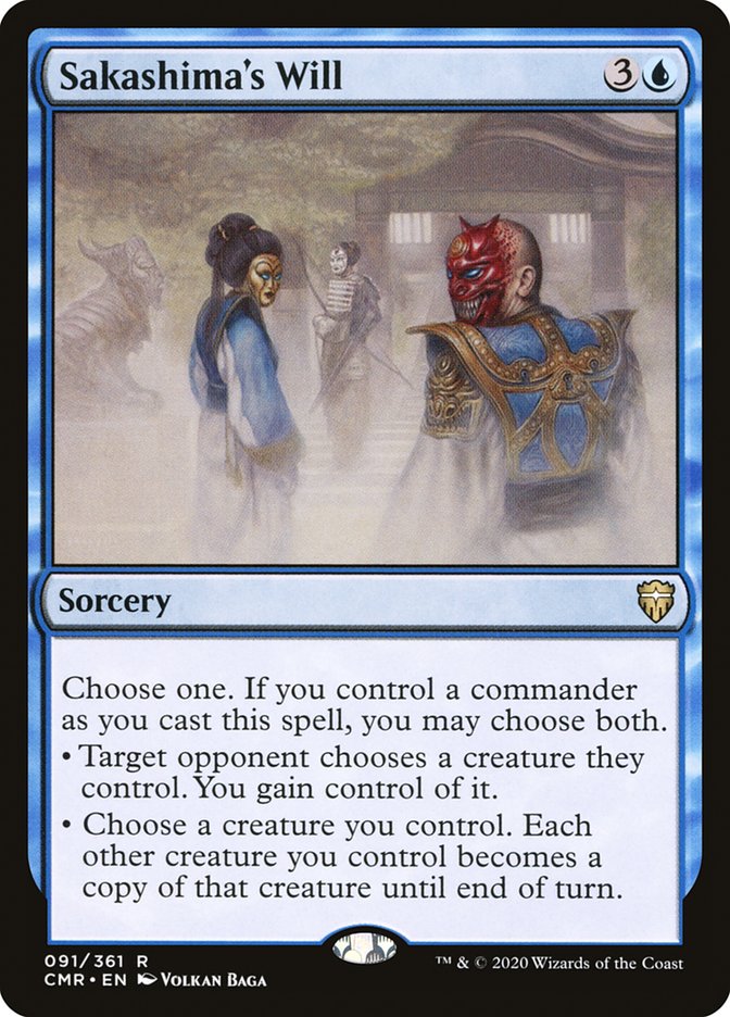 Sakashima's Will [Commander Legends] | Webway Games