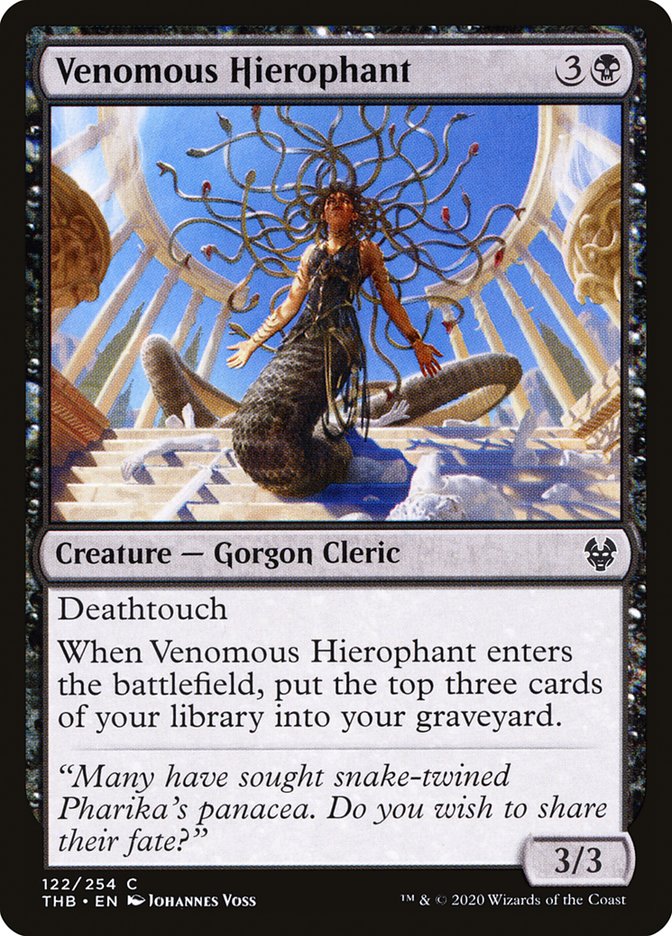 Venomous Hierophant [Theros Beyond Death] | Webway Games