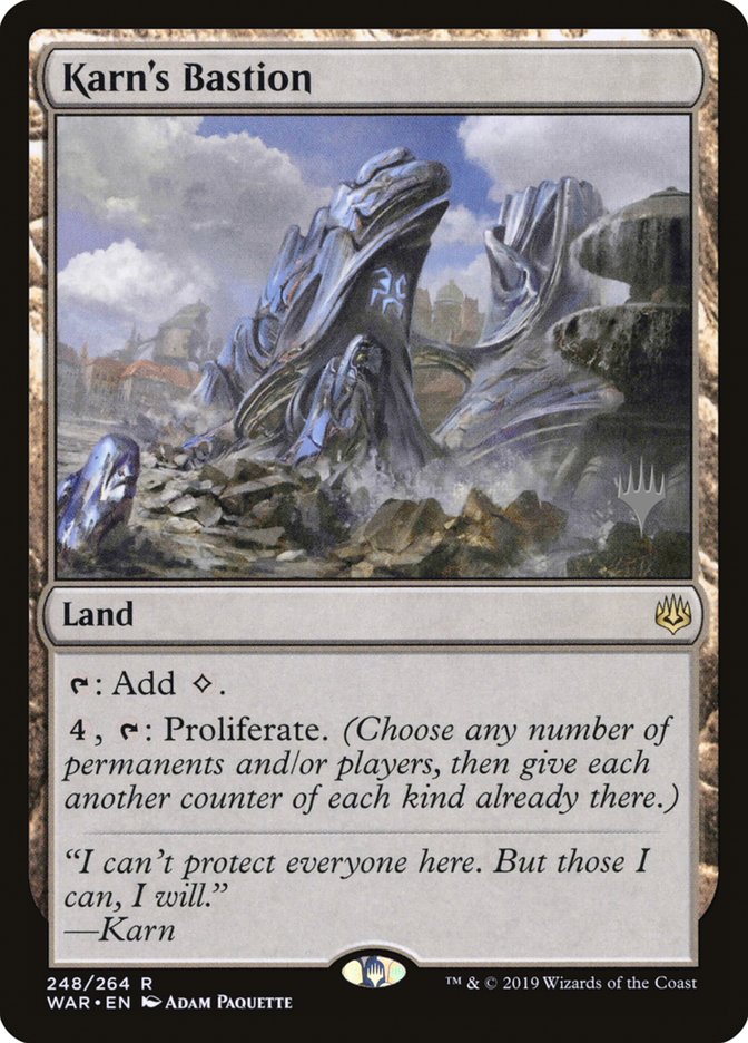 Karn's Bastion (Promo Pack) [War of the Spark Promos] | Webway Games