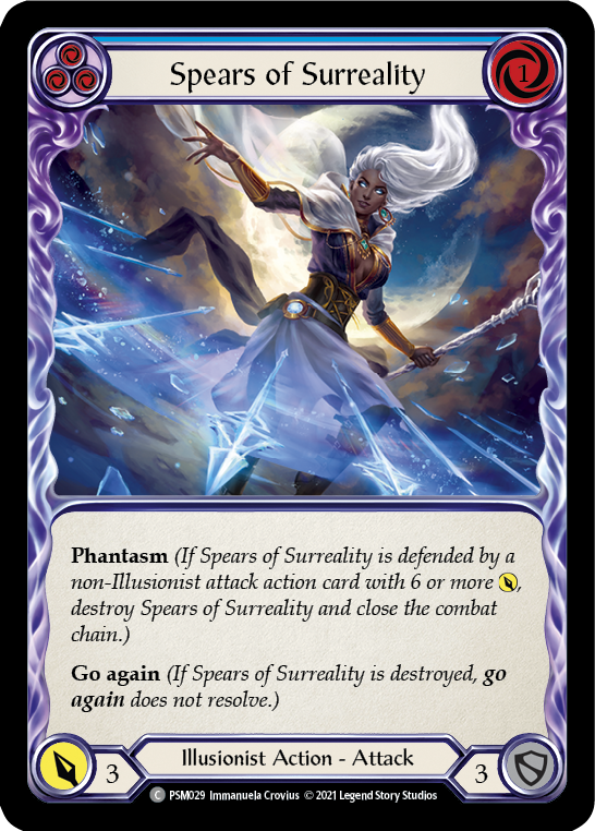 Spears of Surreality (Blue) [PSM029] (Monarch Prism Blitz Deck) | Webway Games