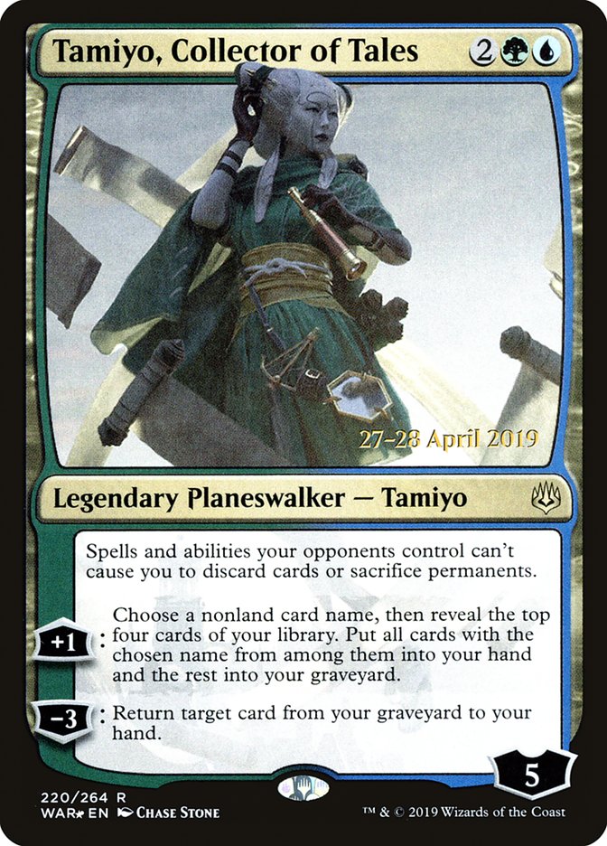 Tamiyo, Collector of Tales  [War of the Spark Prerelease Promos] | Webway Games