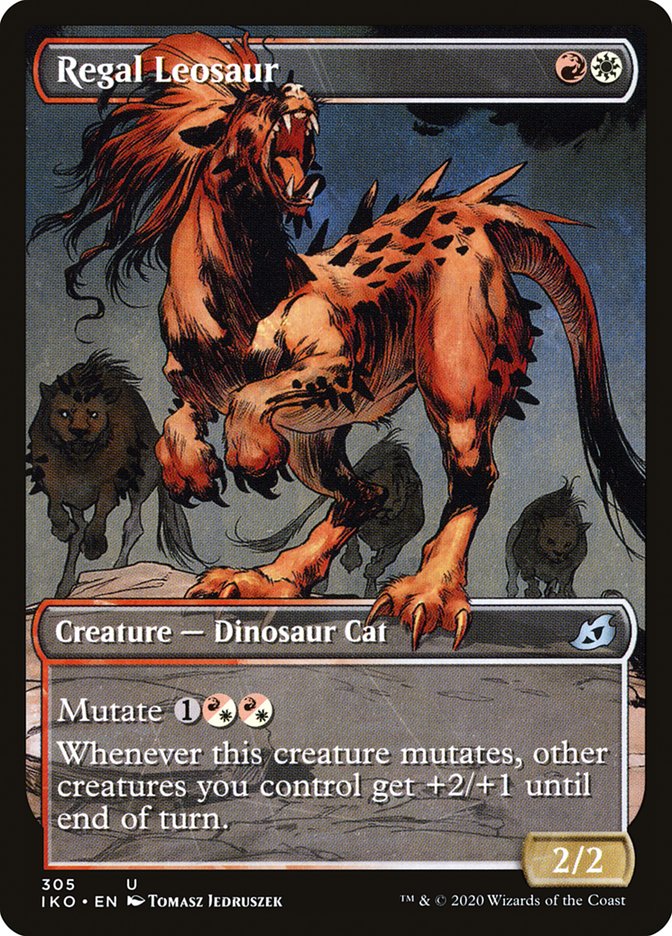 Regal Leosaur (Showcase) [Ikoria: Lair of Behemoths] | Webway Games