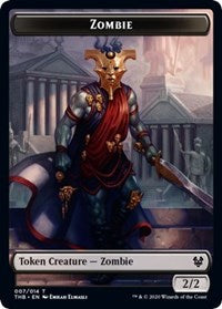 Zombie // Satyr Double-sided Token [Theros Beyond Death Tokens] | Webway Games