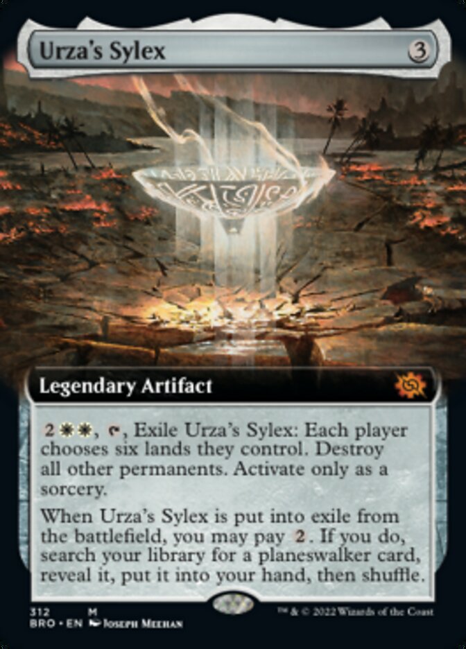 Urza's Sylex (Extended Art) [The Brothers' War] | Webway Games