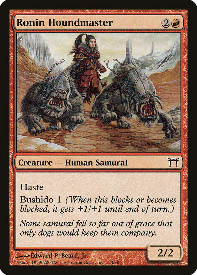 Ronin Houndmaster [Champions of Kamigawa] | Webway Games