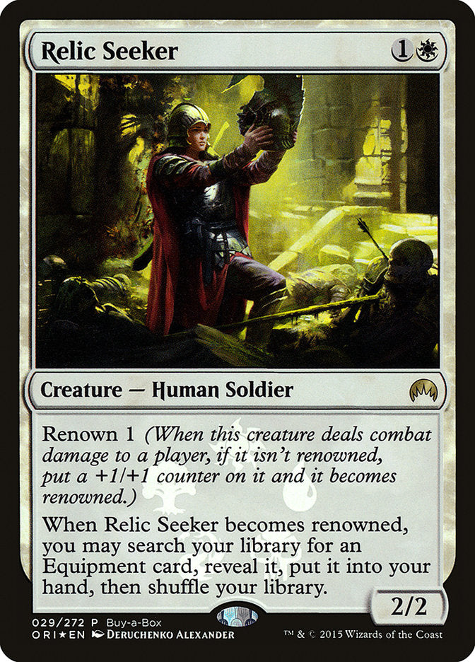 Relic Seeker (Buy-A-Box) [Magic Origins Promos] | Webway Games