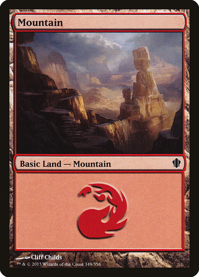 Mountain (#349) [Commander 2013] | Webway Games