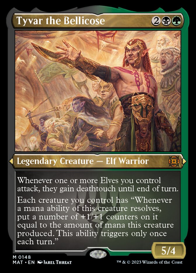 Tyvar the Bellicose (Foil Etched) [March of the Machine: The Aftermath] | Webway Games