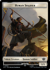 Food (09) // Human Soldier (02) Double-Sided Token [The Lord of the Rings: Tales of Middle-Earth Tokens] | Webway Games