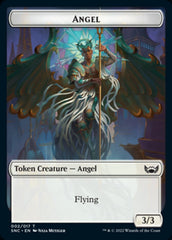 Fish // Angel Double-sided Token [Streets of New Capenna Tokens] | Webway Games