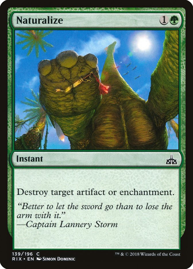 Naturalize [Rivals of Ixalan] | Webway Games