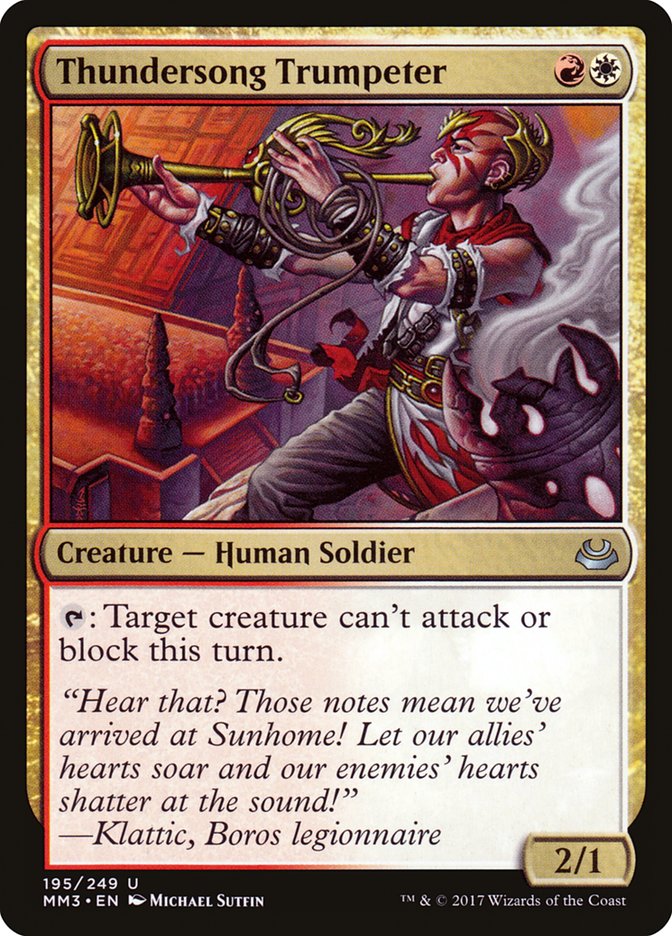 Thundersong Trumpeter [Modern Masters 2017] | Webway Games