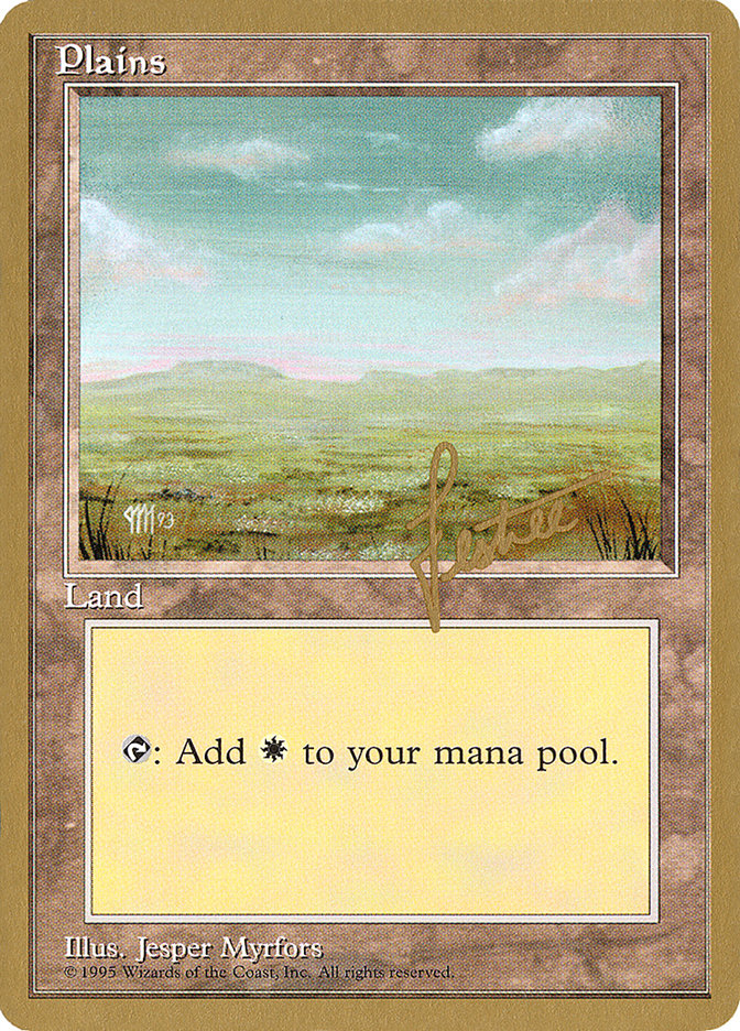 Plains (bl364) (Bertrand Lestree) [Pro Tour Collector Set] | Webway Games