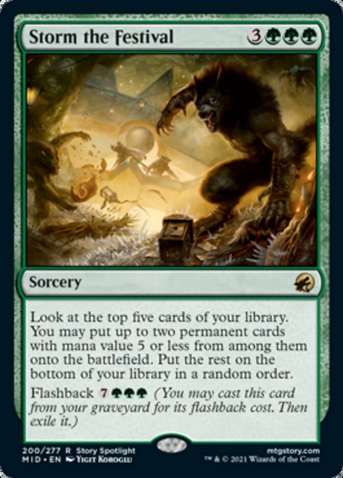 Storm the Festival [Innistrad: Midnight Hunt] | Webway Games