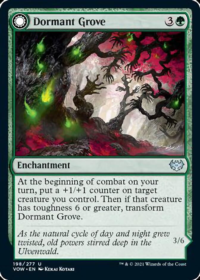 Dormant Grove // Gnarled Grovestrider [Innistrad: Crimson Vow] | Webway Games