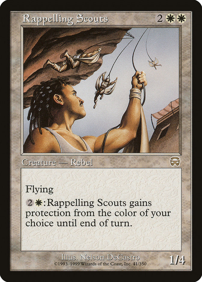 Rappelling Scouts [Mercadian Masques] | Webway Games