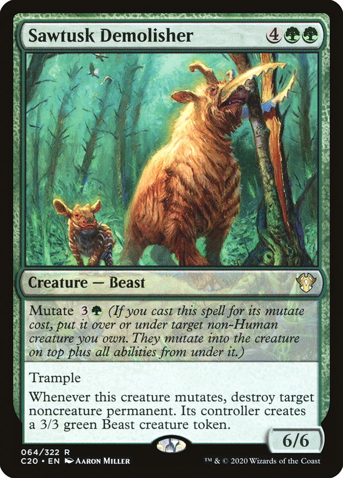 Sawtusk Demolisher [Commander 2020] | Webway Games
