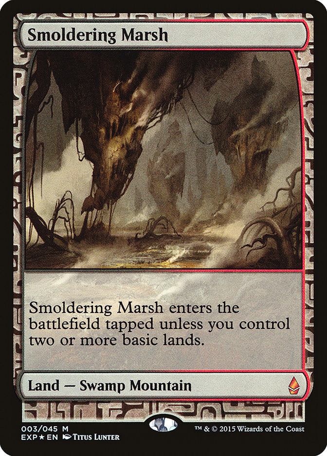 Smoldering Marsh [Zendikar Expeditions] | Webway Games