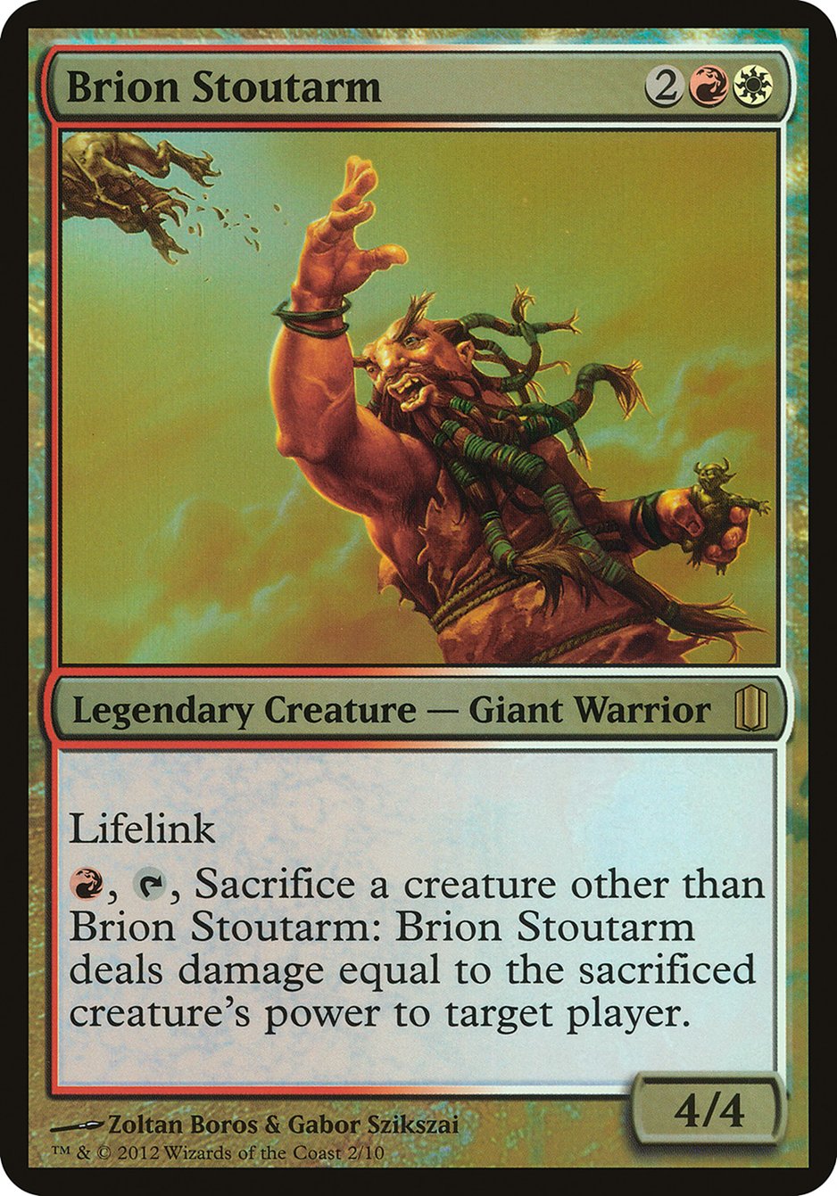 Brion Stoutarm (Commander's Arsenal) [Commander's Arsenal Oversized] | Webway Games