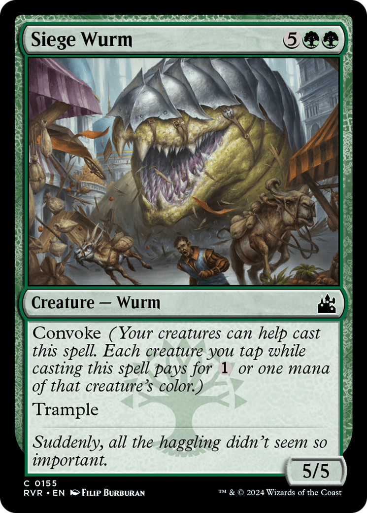 Siege Wurm [Ravnica Remastered] | Webway Games