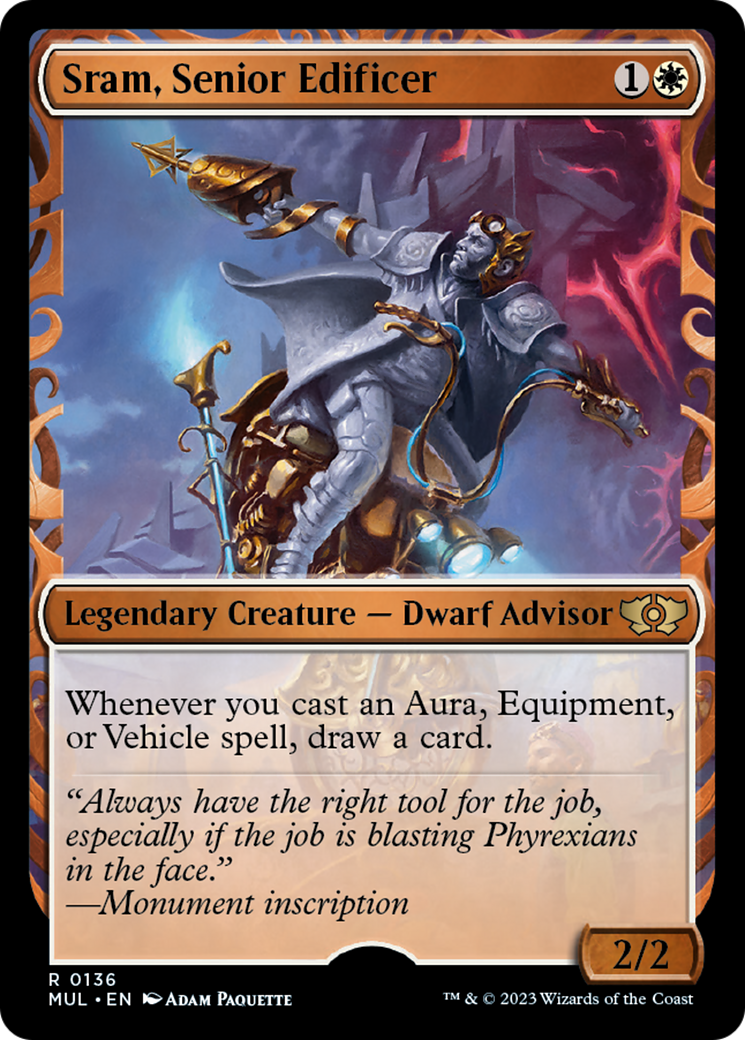 Sram, Senior Edificer (Halo Foil) [Multiverse Legends] | Webway Games