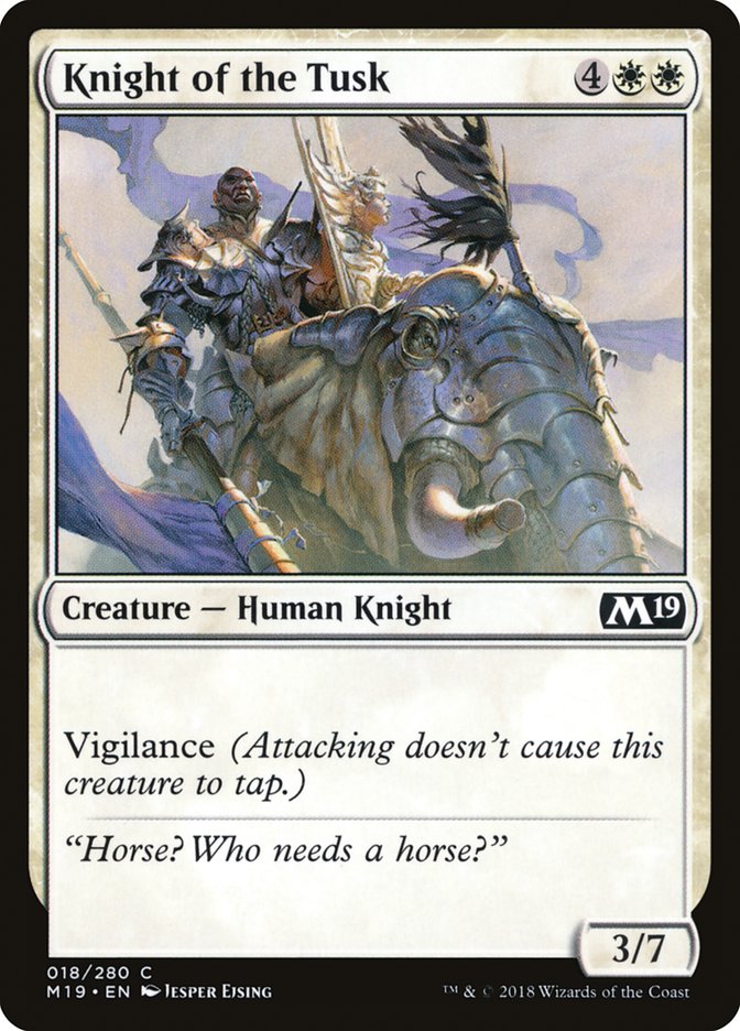 Knight of the Tusk [Core Set 2019] | Webway Games