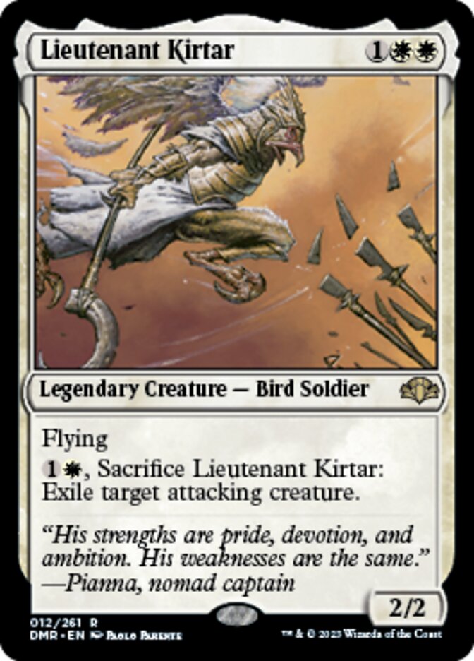 Lieutenant Kirtar [Dominaria Remastered] | Webway Games