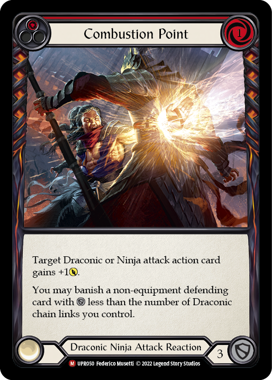 Combustion Point [UPR050] (Uprising)  Rainbow Foil | Webway Games