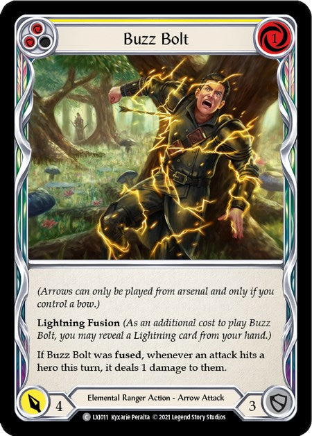 Buzz Bolt (Yellow) [LXI011] (Tales of Aria Lexi Blitz Deck)  1st Edition Normal | Webway Games