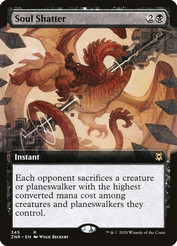 Soul Shatter (Extended Art) [Zendikar Rising] | Webway Games