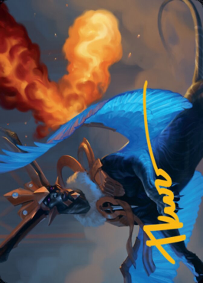 Disdainful Stroke Art Card (Gold-Stamped Signature) [Streets of New Capenna Art Series] | Webway Games