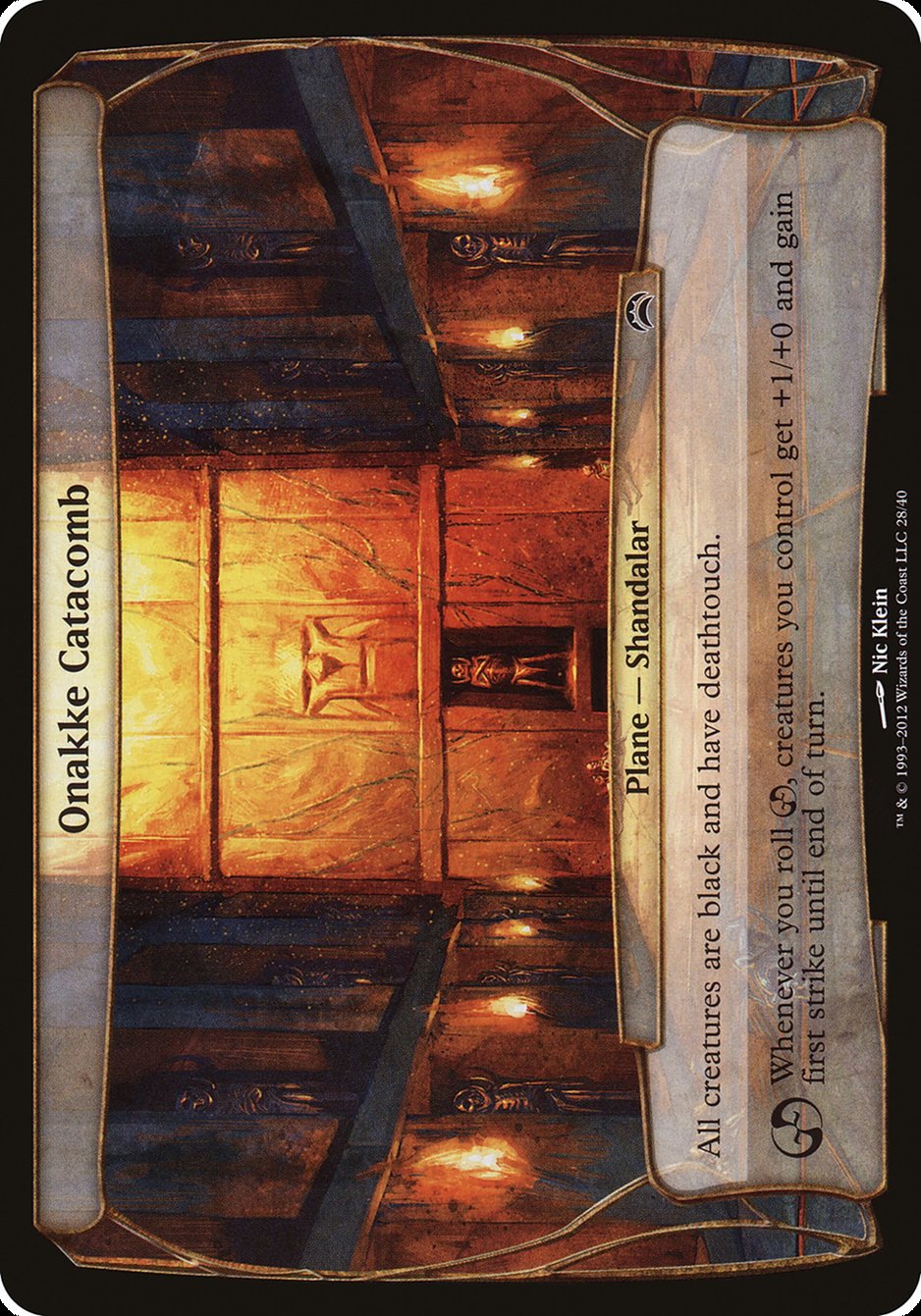 Onakke Catacomb [Planechase 2012 Planes] | Webway Games