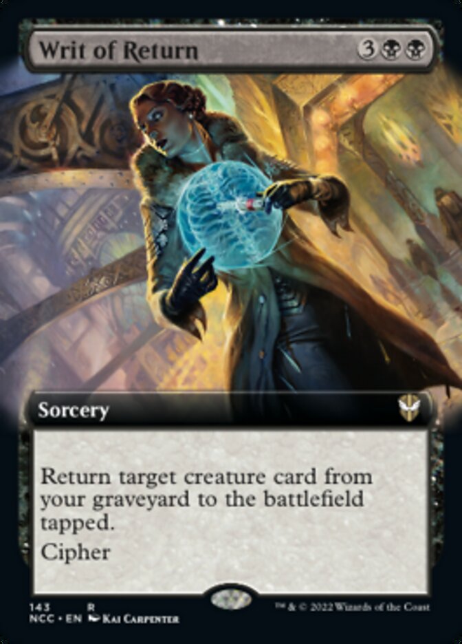 Writ of Return (Extended Art) [Streets of New Capenna Commander] | Webway Games