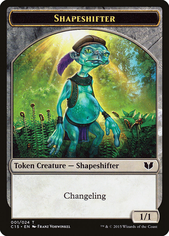 Shapeshifter // Shapeshifter Double-Sided Token [Commander 2015 Tokens] | Webway Games