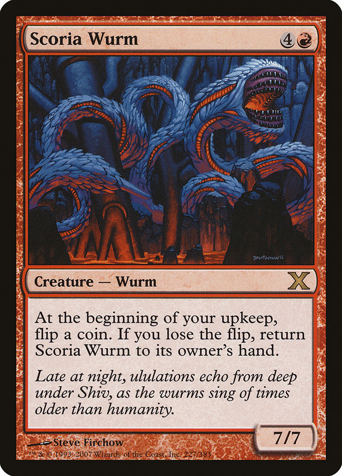 Scoria Wurm [Tenth Edition] | Webway Games