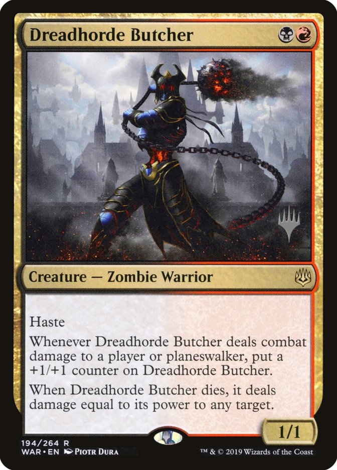 Dreadhorde Butcher (Promo Pack) [War of the Spark Promos] | Webway Games