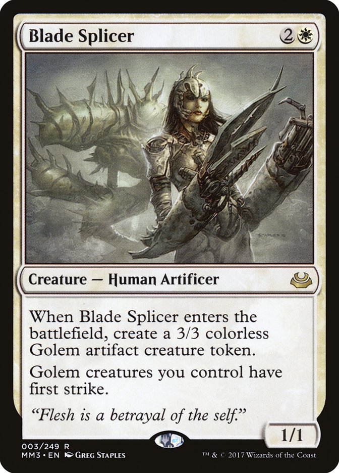 Blade Splicer [Modern Masters 2017] | Webway Games