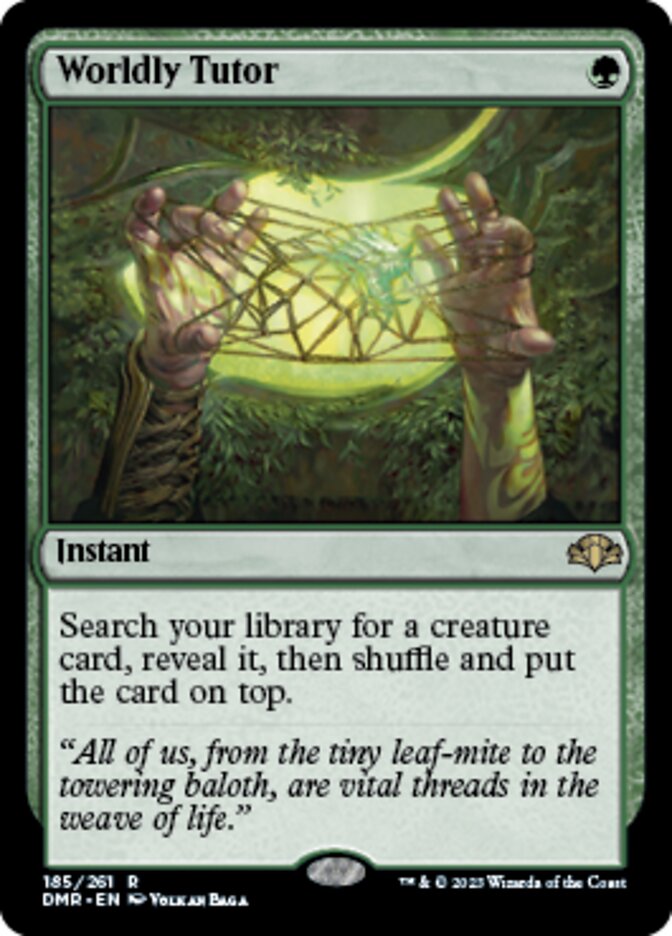 Worldly Tutor [Dominaria Remastered] | Webway Games