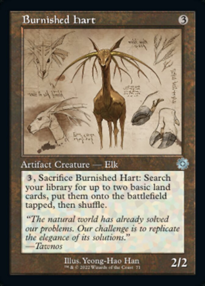 Burnished Hart (Retro Schematic) [The Brothers' War Retro Artifacts] | Webway Games