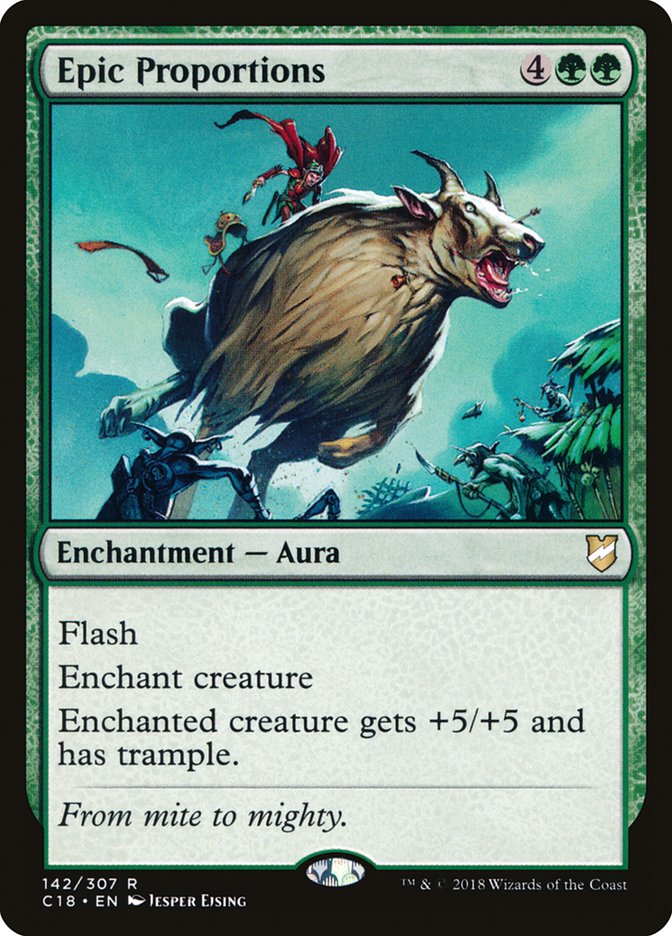 Epic Proportions [Commander 2018] | Webway Games