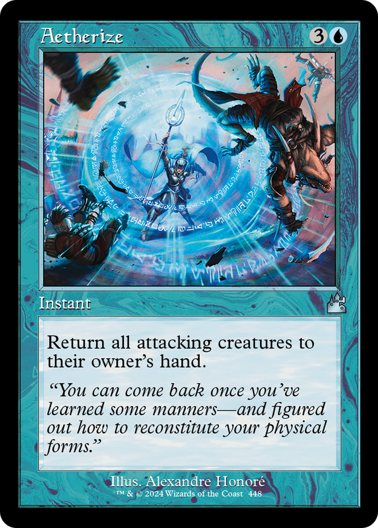 Aetherize (Retro Frame) [Ravnica Remastered] | Webway Games