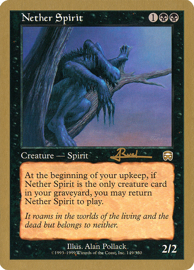 Nether Spirit (Antoine Ruel) [World Championship Decks 2001] | Webway Games