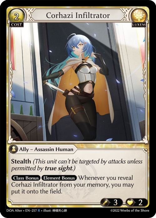 Corhazi Infiltrator (257) [Dawn of Ashes: Alter Edition] | Webway Games