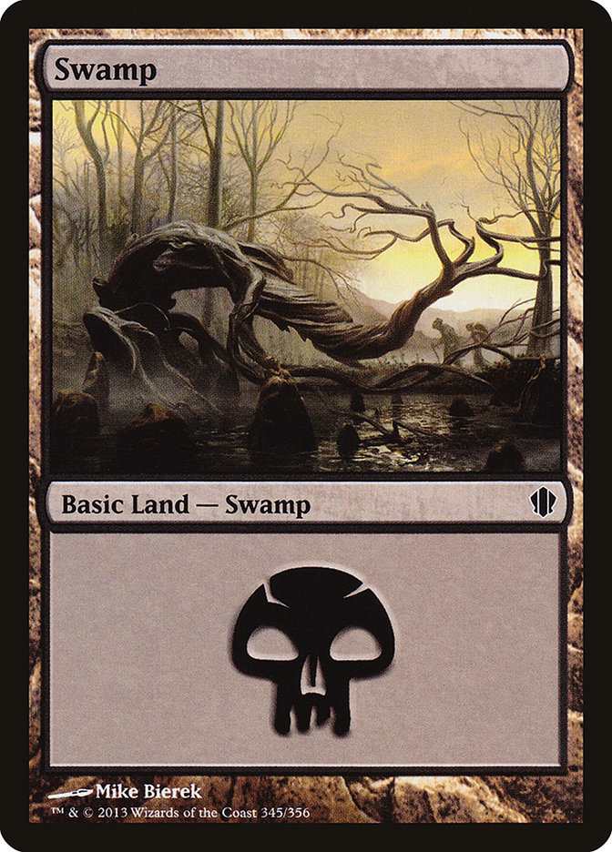 Swamp (345) [Commander 2013] | Webway Games